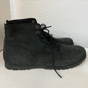 Timberland Womens Joslin Chukka Boots 9 Black Ortholite leather